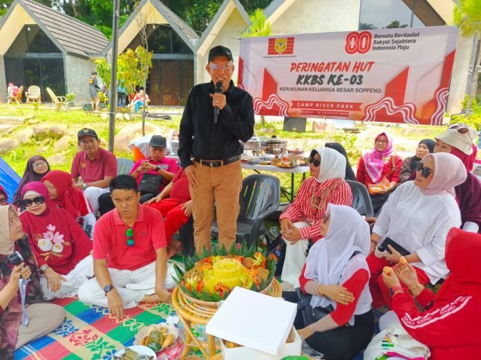 Kerukunan Keluarga Besar Soppeng (KKBS) yang digelar pada Minggu, 24 Agustus 2025 di Villa River Camp, Sentul, Bogor, Jawa Barat.